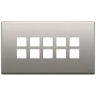VIMAR SPA - VIW22699.11 Placca 5Mx10 BS Flat nichel spazzolato