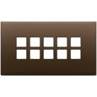 VIMAR SPA - VIW22699.12 PLACCA 5MX10 BS FLAT BRONZO SCURO SPAZZ.