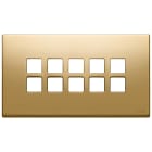 VIMAR SPA - VIW22699.82 Placca 5Mx10 BS Flat oro