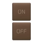 VIMAR SPA - VIW22751.1.12 Due tasti Flat simboli ON/OFF bronzo