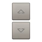 VIMAR SPA - VIW22751.2.11 DUE TASTI FLAT SIMBOLI FRECCE NICHEL