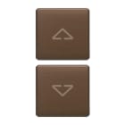 VIMAR SPA - VIW22751.2.12 DUE TASTI FLAT SIMBOLI FRECCE BRONZO