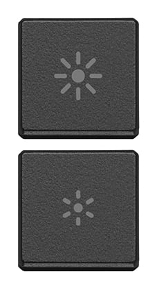VIMAR SPA - VIW22751.3.03 Due tasti Flat dimmer grigio