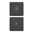 VIMAR SPA - VIW22751.3.03 Due tasti Flat dimmer grigio