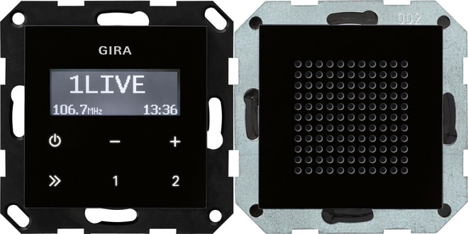 GIRA - GGI228005 UP-Radio RDS Lautsprecher System 55 Schw
