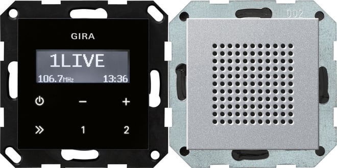 GIRA - GGI228026 UP-Radio RDS Lautsprecher System 55 F Al