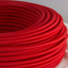GI GAMBARELLI - 1GI22818 CAVO TONDO SETA ROSSO 3X0,75 MT.50