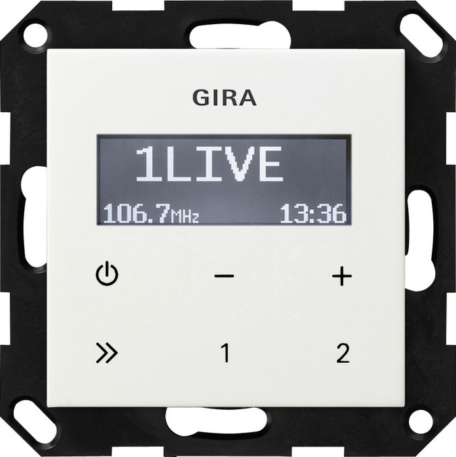 GIRA - GGI228403 UP-Radio RDS o.Lautsprecher System 55 Re