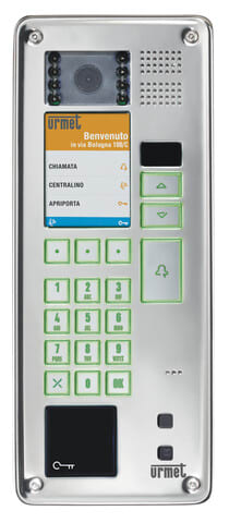 URMET SPA - UTD1060/23 ELEKTA STEEL IP CON MIFARE+