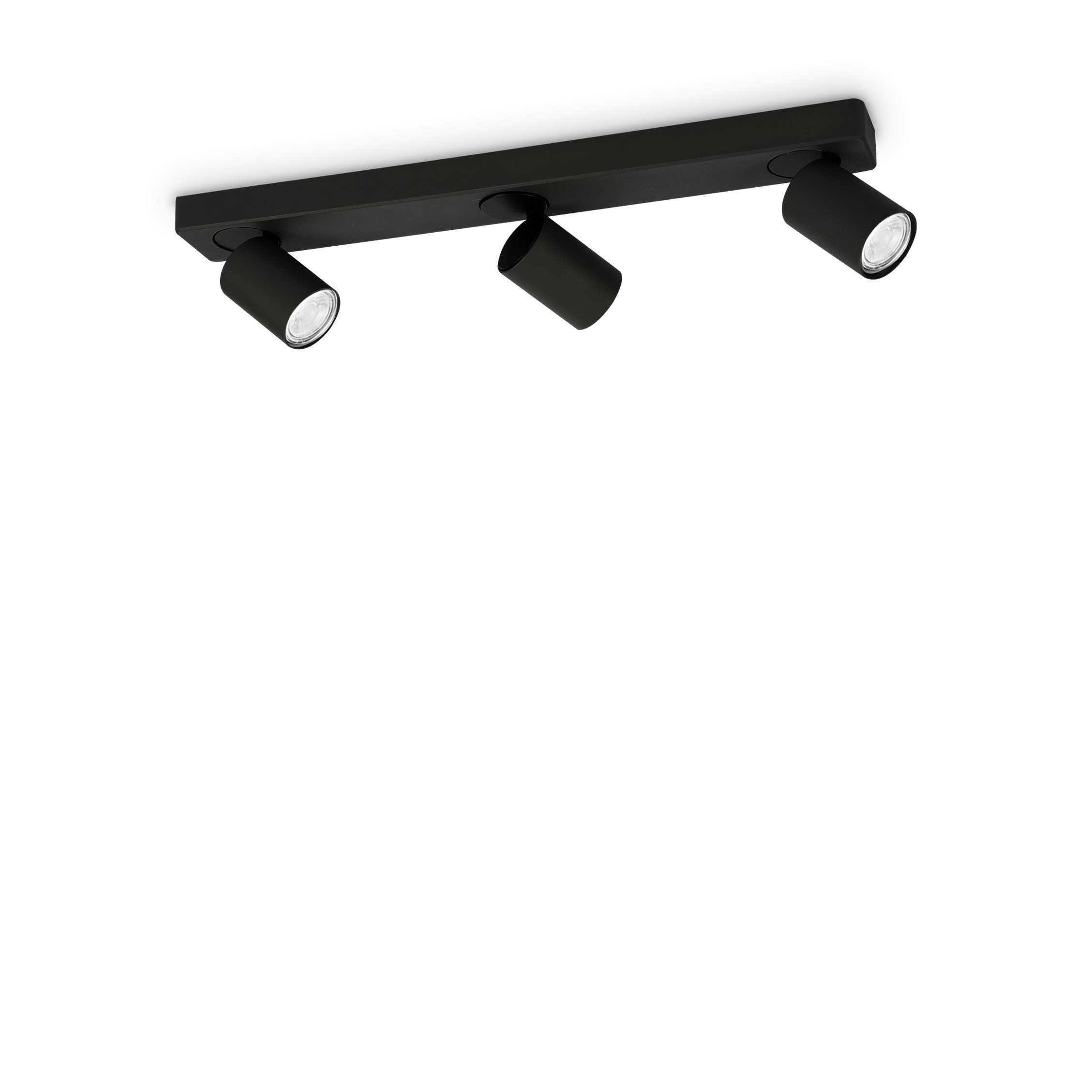 IDEAL LUX SRL - IUX229058 RUDY PL3 ROUND NERO