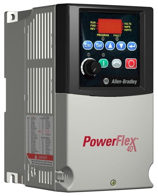 ROCKWELL AUTOMATION - RCK22B-B012F104 POWERFLEX 40 2.2 KW (3 HP) AC DRIVE