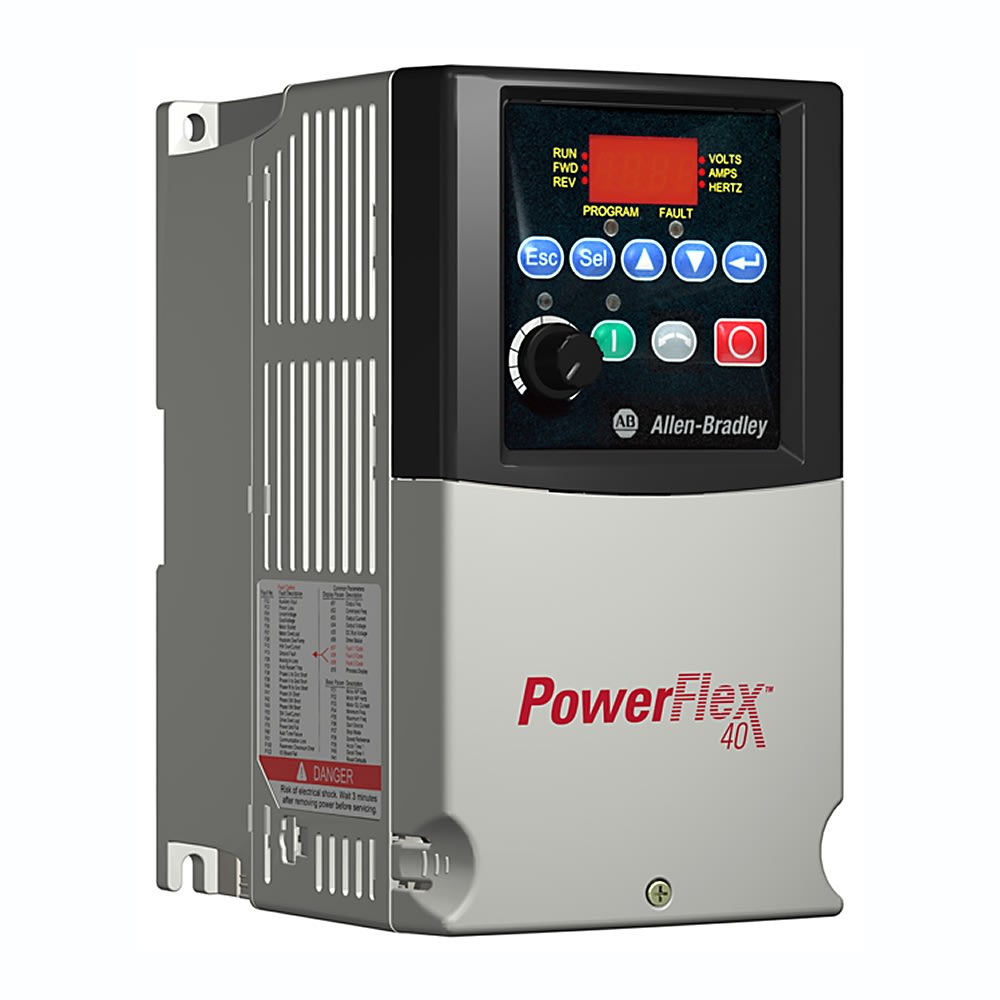 ROCKWELL AUTOMATION - RCK22B-E3P0N104 POWERFLEX 40- 1.5 KW (2 HP) AC DRIVE