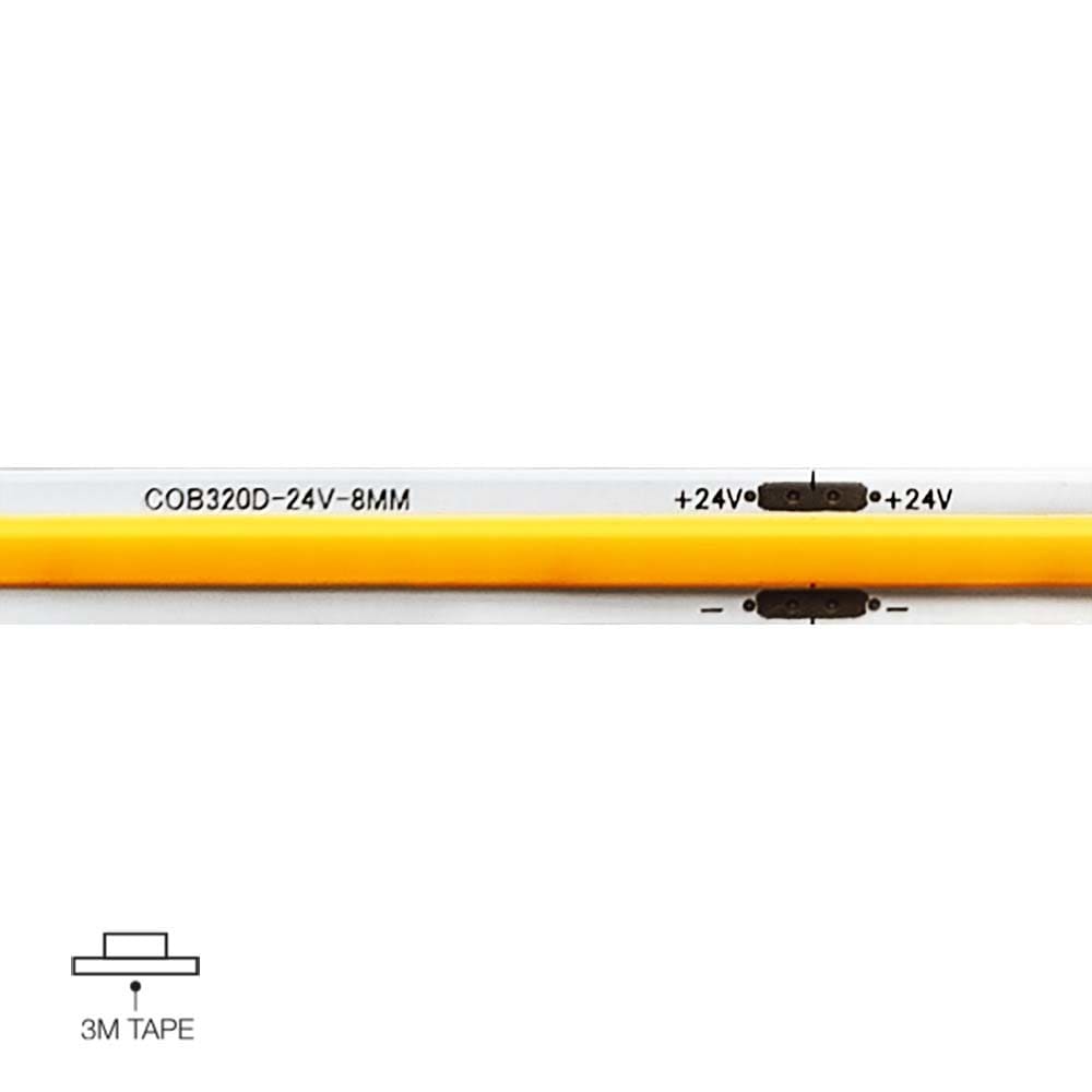 LINEA LIGHT (ILED) - ILDC0037WDI05000 RIBBON COB 24V 10W/M 320L 5MT 3000K