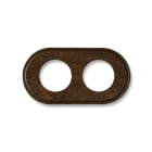 GI GAMBARELLI - 1GI23.321.WN PLACCA TONDA 1 P LEGNO WARM NUT