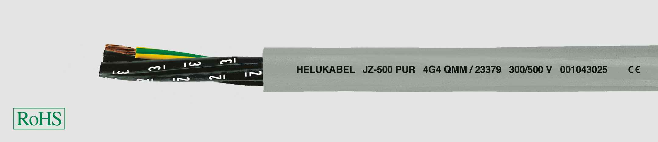 HELUKABEL ITALIA SRL - HLK23345 JZ-500 PUR 3G1 QMM GREY