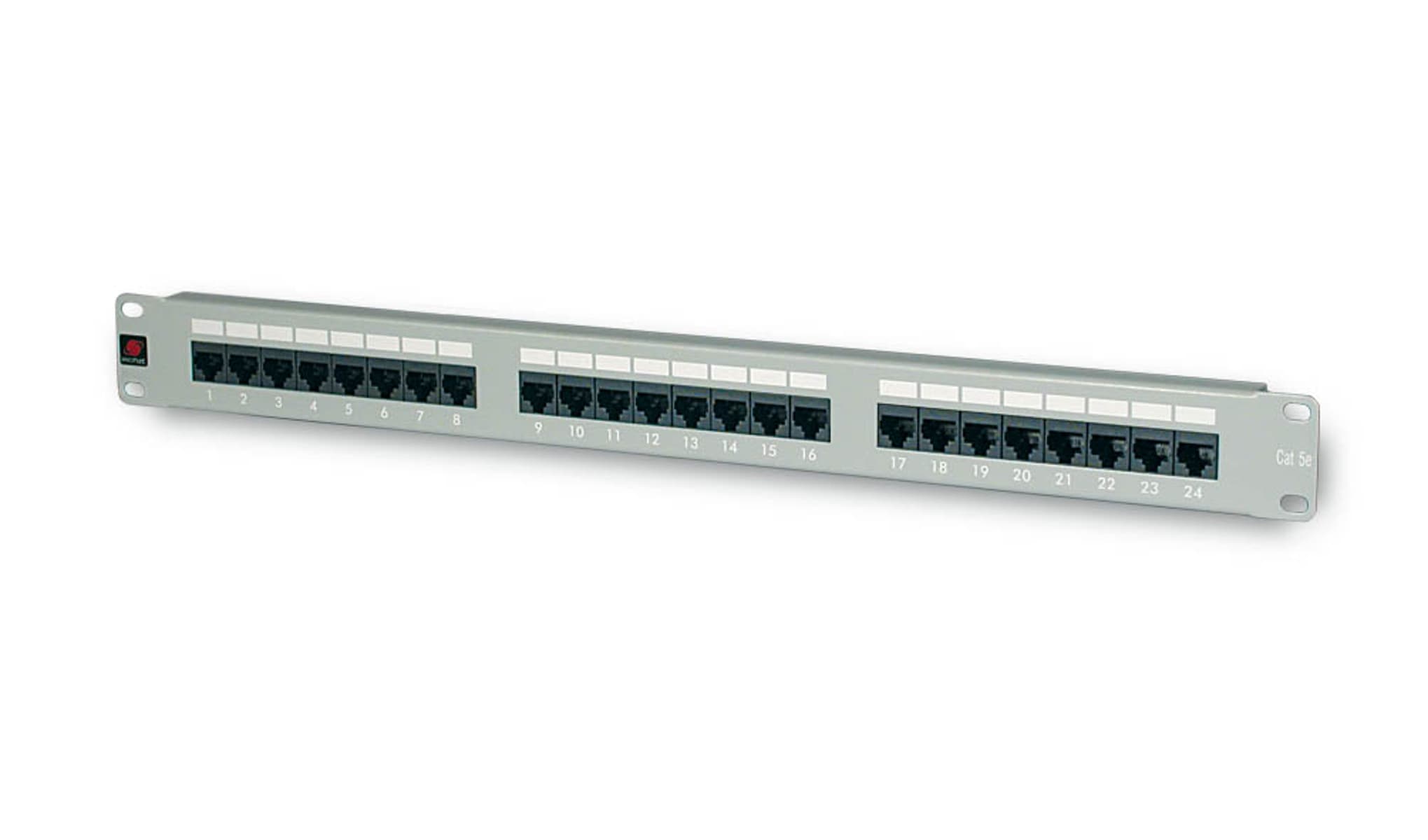 FANTON SRL - FME23422 PANNELLO CAT.5E UTP 1U 24P COMPLETO GR