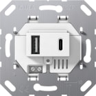 GIRA - GGI234900 ALIM.TENS.USB 2-C TIPO A/C