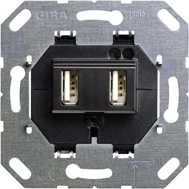 GIRA - GGI235900 USB-Spannungsvers. 2f Typ A/A Einsatz Sc