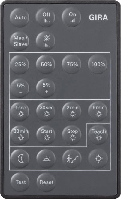 GIRA - GIR237300 TELECOMANDO PIR 3 ACCESSORI