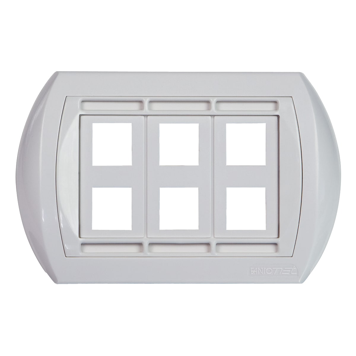 FANTON SRL - FME23953 PLACCA 6 USCITE AGGANCIO KEYSTONE-NEW BI