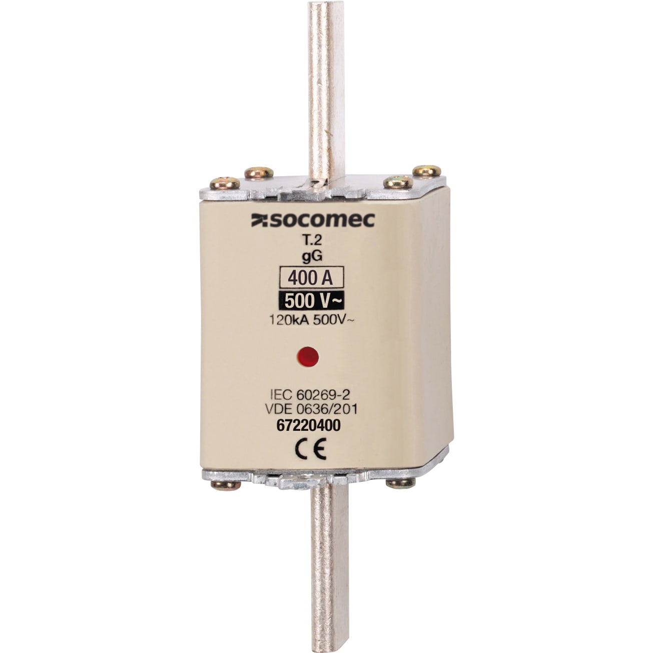 SOCOMEC - SOC66000040 FUS. A COLT. TIPO GG - T000/00C GG - SEN