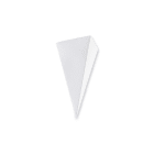 BELFIORE SRL - NVT2396-35 Illuminazione a parete angolare in CERAMICA 9010 con luci a LED con luce diretta verso l’alto.