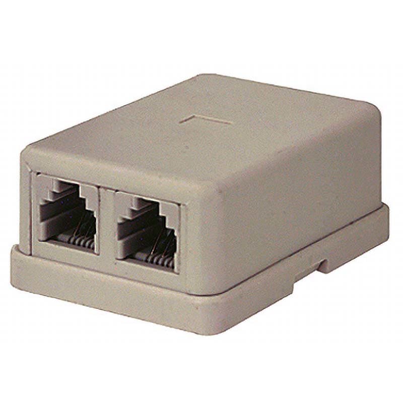 ELCART DISTRIBUTION - ERT401531000 DOPPIA PRESA TELEF. COR. 6 CONT.6