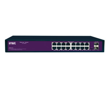 URMET SPA - UTD3000/453 SWITCH 16 PORTE GB + 2 SFP