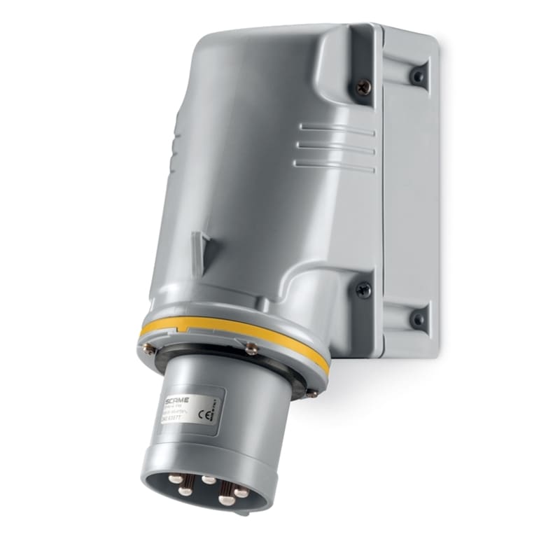 SCAME PARRE SPA - SCA240.6392T SPINA DA PARETE IP44 3P+N+T 63A 100-130V