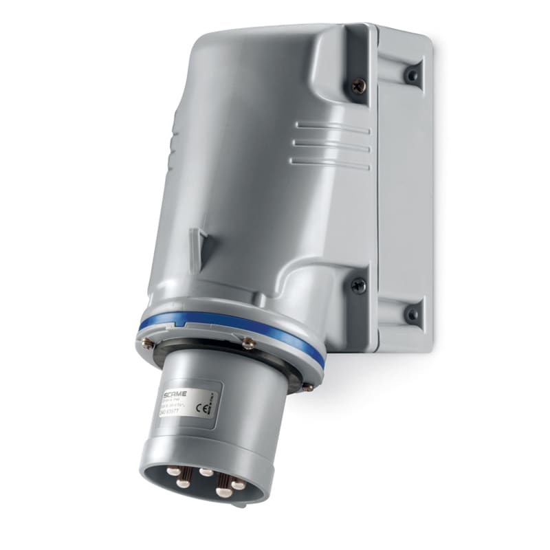 SCAME PARRE SPA - SCA240.6395T SPINA DA PARETE IP44 3P+N+T 63A 208-250V