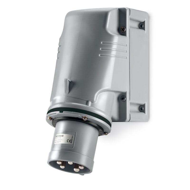 SCAME PARRE SPA - SCA240.63936T SPINA DA PARETE IP44 2P+T 63A 480-500V
