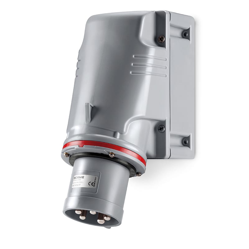 SCAME PARRE SPA - SCA240.6396T SPINA DA PARETE IP44 3P+T 63A 380-415V