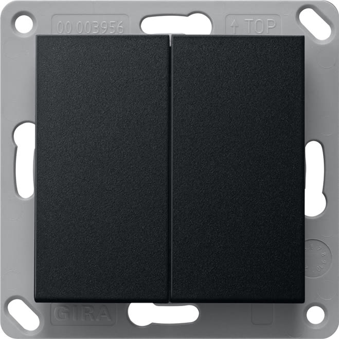 GIRA - GIR2422005 EnOcean Funk Wandsender 2f System 55 Sch