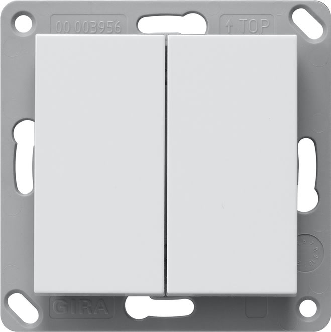 GIRA - GIR242203 EnOcean Funk Wandsender 2f System 55 Rei