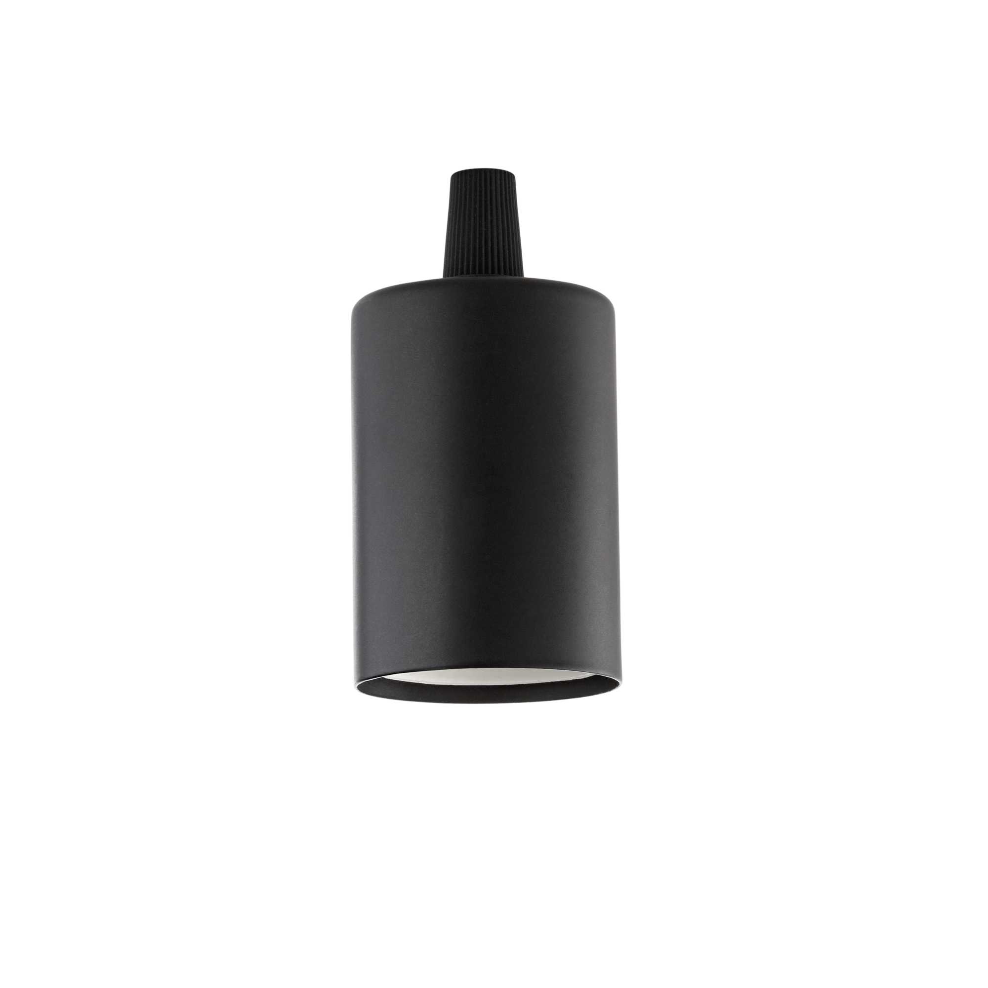 IDEAL LUX SRL - IUX242576 PORTALAMPADA E27 LISCIO NERO