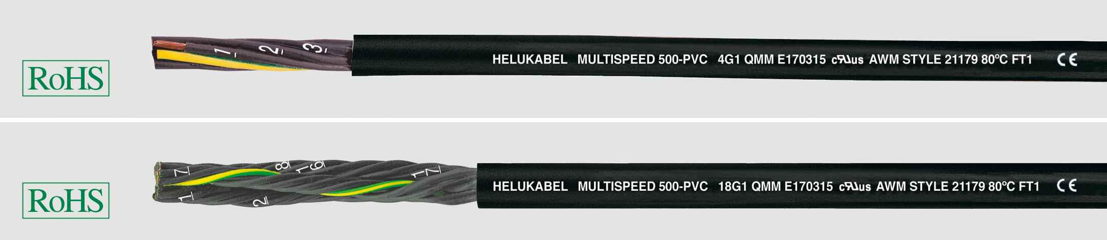 HELUKABEL ITALIA SRL - HLK24303 MULTISPEED 500-PVC UL/CSA 4G0.75 QM