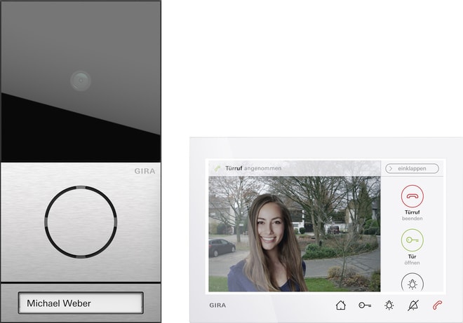 GIRA - GIR2431920 PACCHETTO UNIFAMIL. CIT.INT.VIDEO SI 7 S