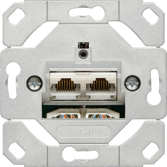 GIRA - GIR245200 RETE CAT.6A 2X MODULO