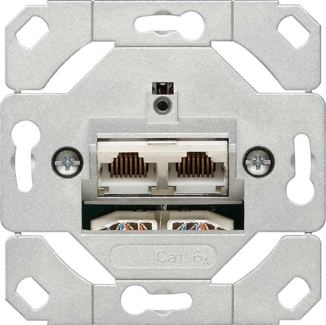 GIRA - GIR245200 Netzwerk Cat.6A 2f Einsatz