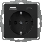 GIRA - GGI2459005 SCHUKO SP ALIM.TENS.USB 2-C TIPO A/C SYS