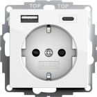 GIRA - GGI245903 SCHUKO SH USB-Spannungsvers. 2f Typ A/C
