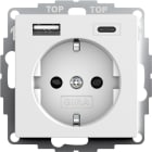 GIRA - GGI245927 SCHUKO SH USB-Spannungsvers. 2f Typ A/C