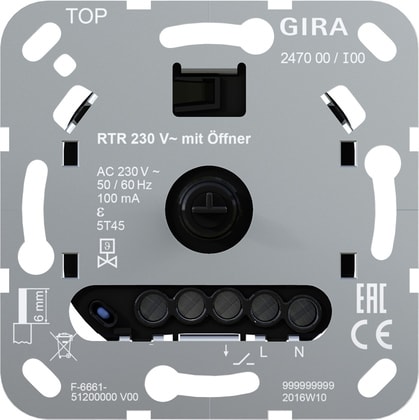 GIRA - GIR247000 RTA 230 V CON.NC MODULO