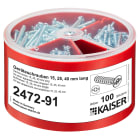 KAISER GMBH & CO. KG - KAI2472-91 SET DI VITI PER APPARECCHI, 100 VITI