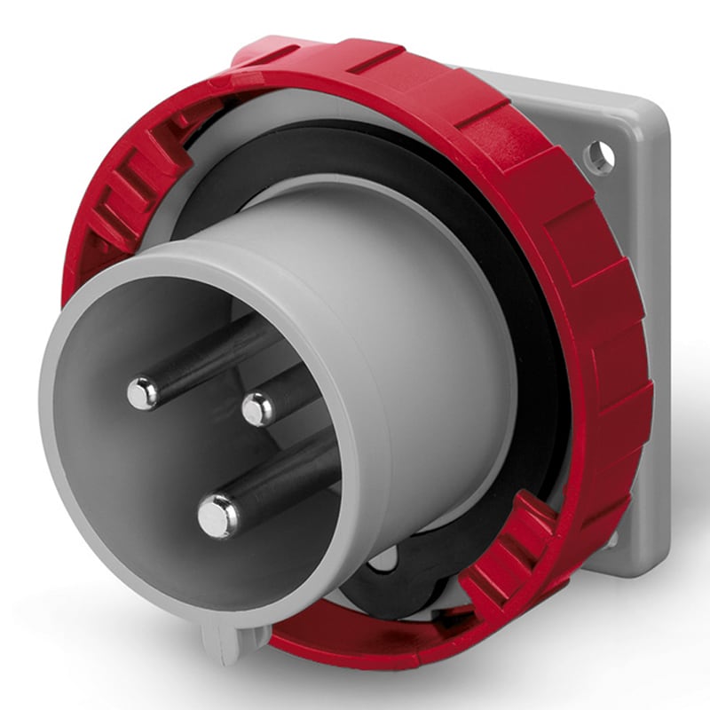 SCAME PARRE SPA - SCA248.1698 SPINA DA INCASSO 16A 2P+T 9H 380-415V