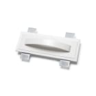 BELFIORE SRL - NVT2486A-4003 Lampada in ALUMITE e CRISTALY con parte elettrica a LED a incasso a parete dal design essenziale con luce biemissione.