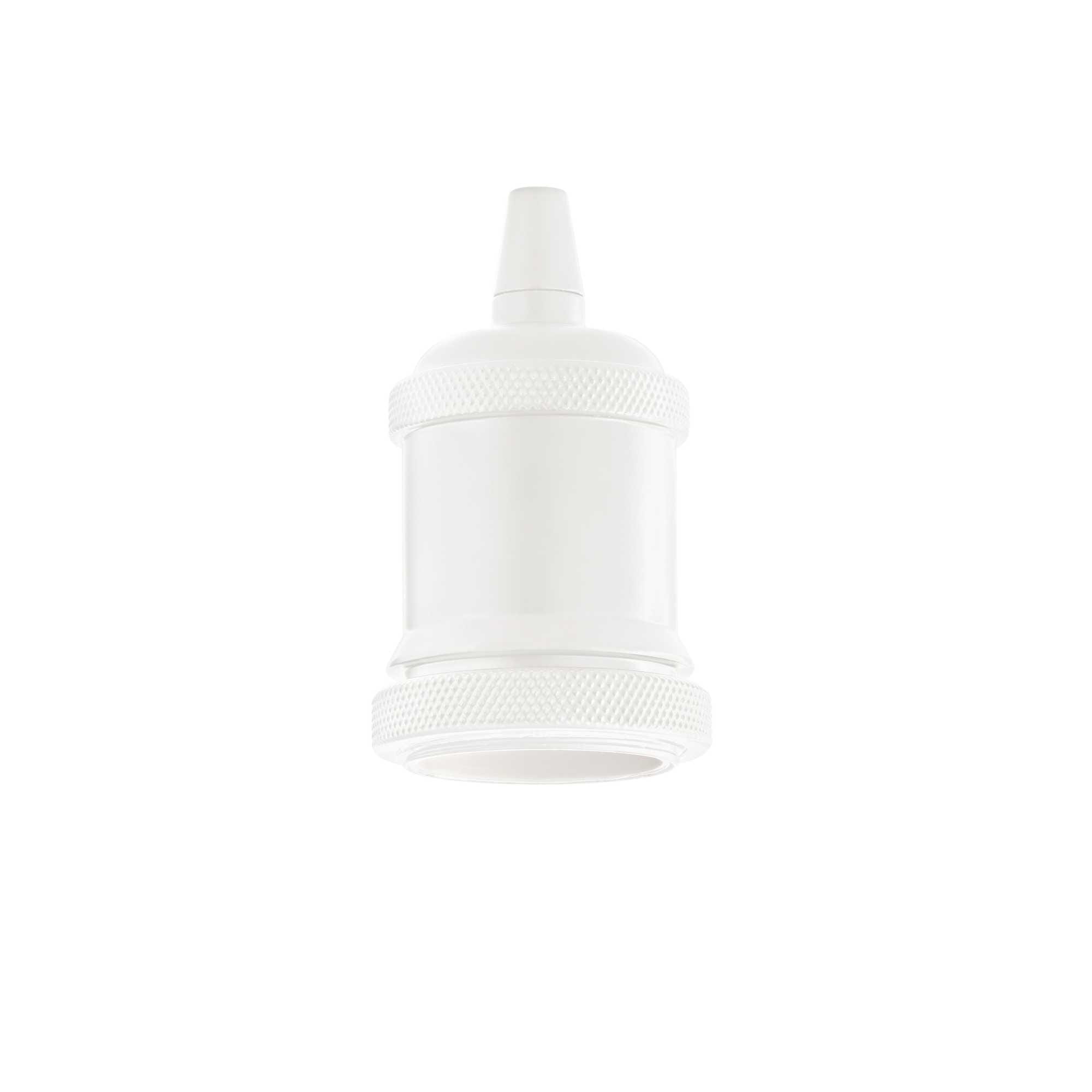 IDEAL LUX SRL - IUX249186 PORTALAMPADA E27 GHIERA BIANCO