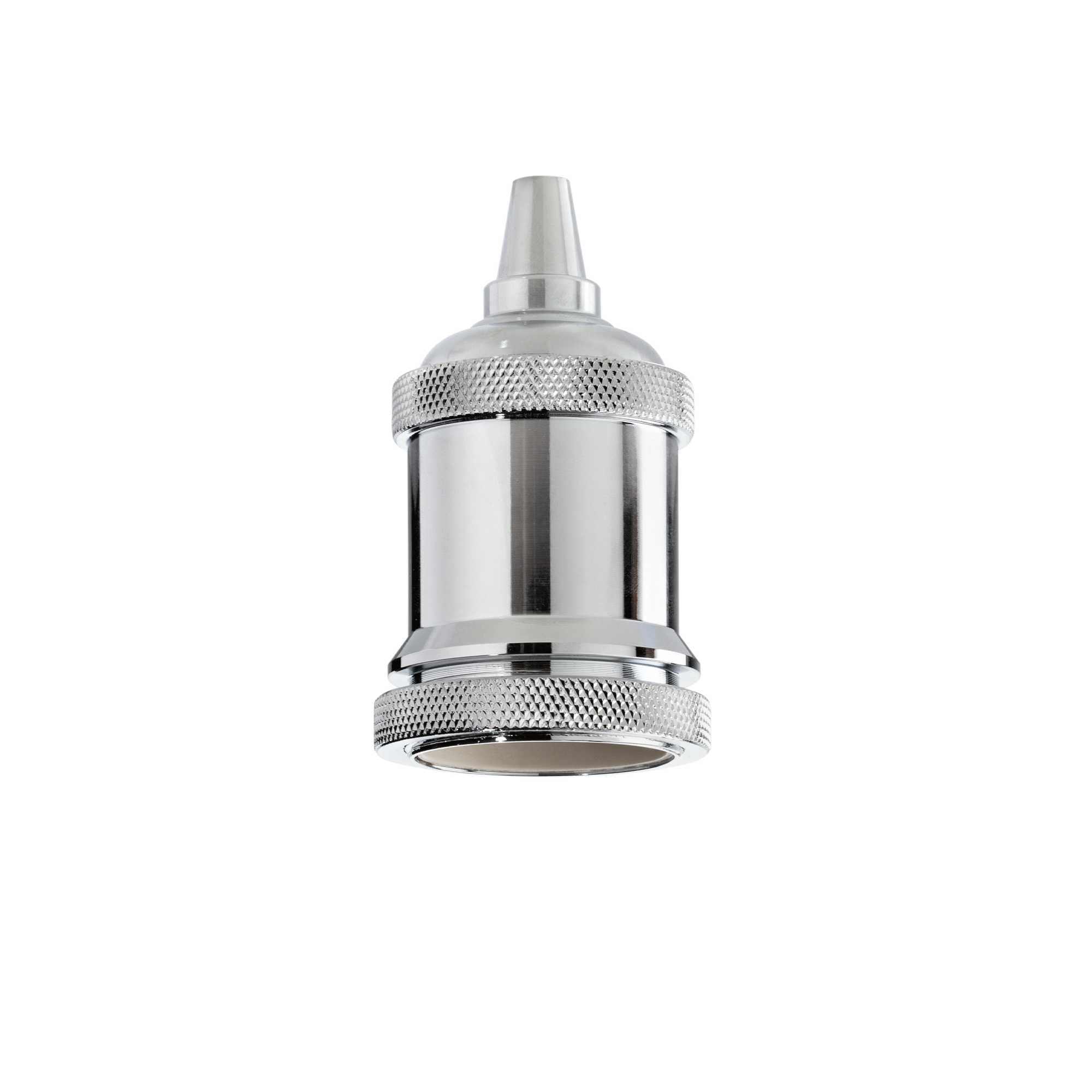 IDEAL LUX SRL - IUX249193 PORTALAMPADA E27 GHIERA CROMO