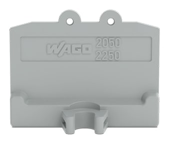 WAGO ITALIA SRL - WAG2050-381 PIASTRA TERMINALE CON FLANGIA DI FISSAGG