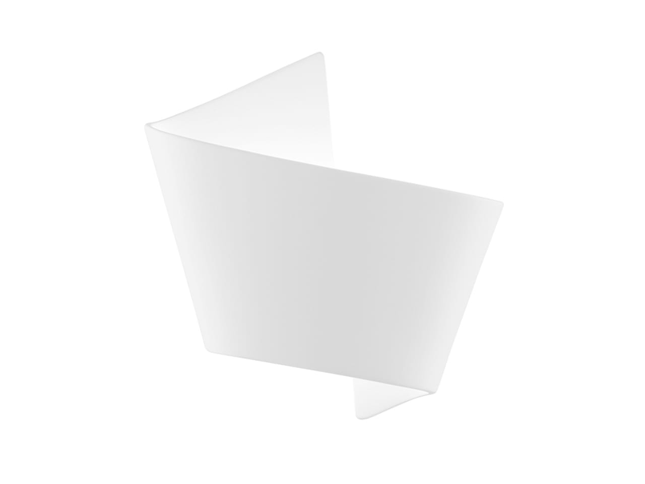 BELFIORE SRL - NVT2498-3080 Applique in CERAMICA 9010 e parte elettrica LED dalla forma sinuosa ed innovativa.